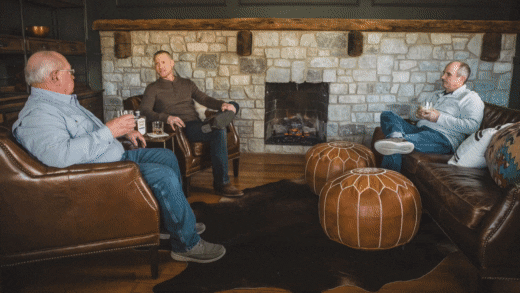 GIF montage of different areas inside Log Still's Dant Crossing distillery