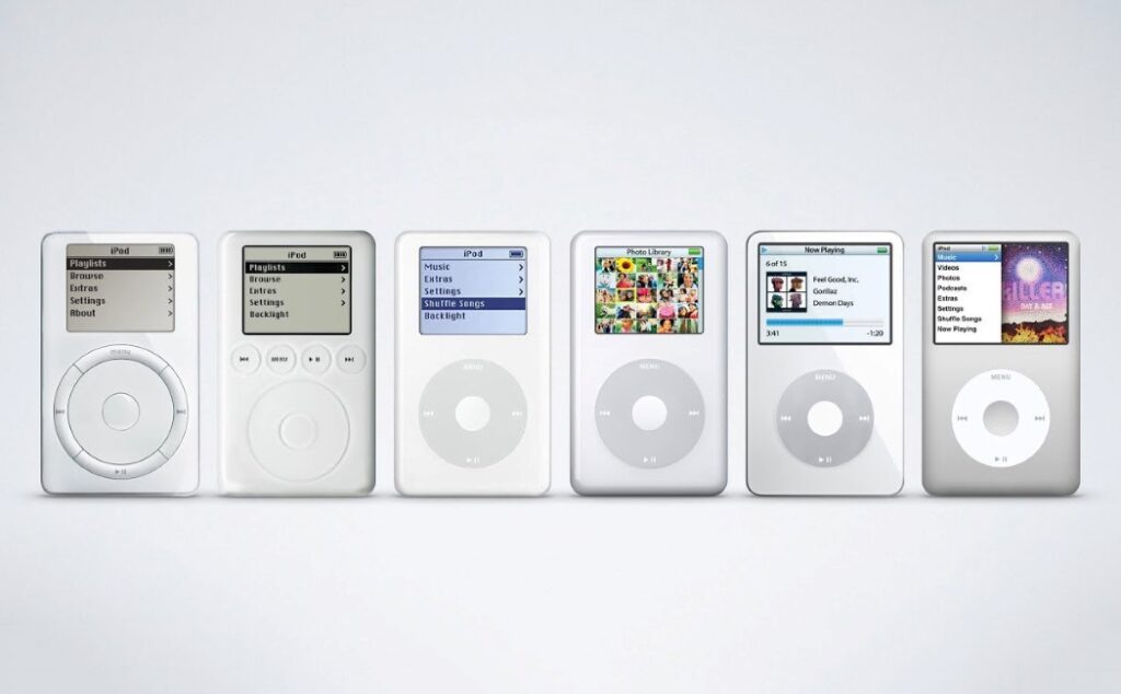 Generation of Ipods. Quote below by inspiring Designer. 
