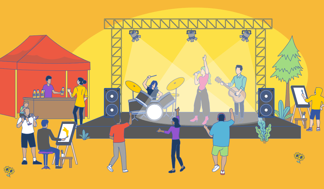 Integrating live art performances into your event: Adding a unique and creative touch.