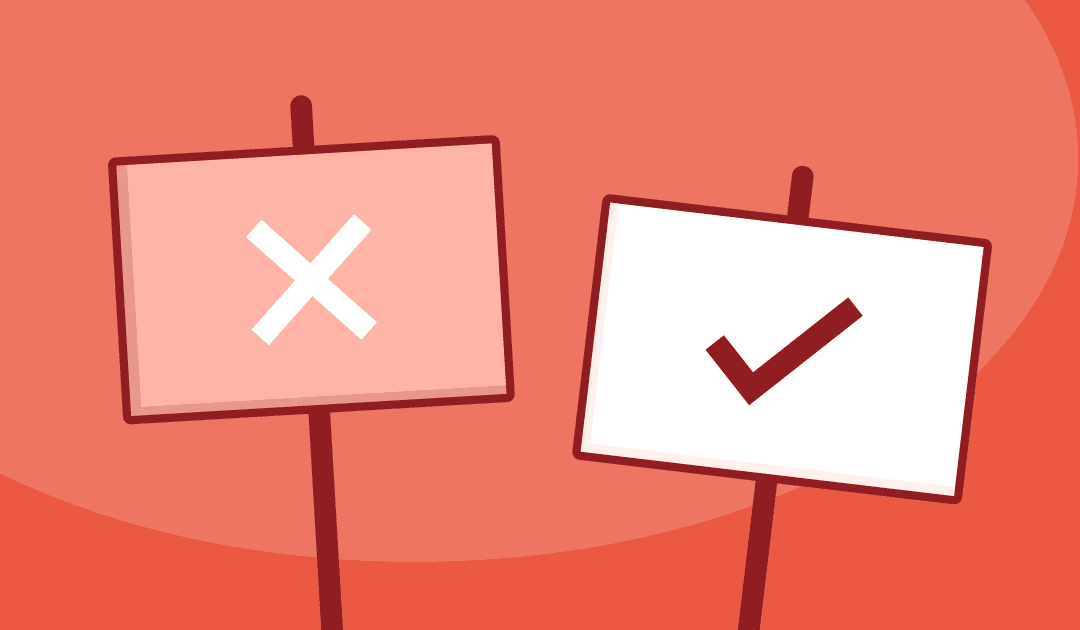 Non-negotiables to keep in mind when attending events.