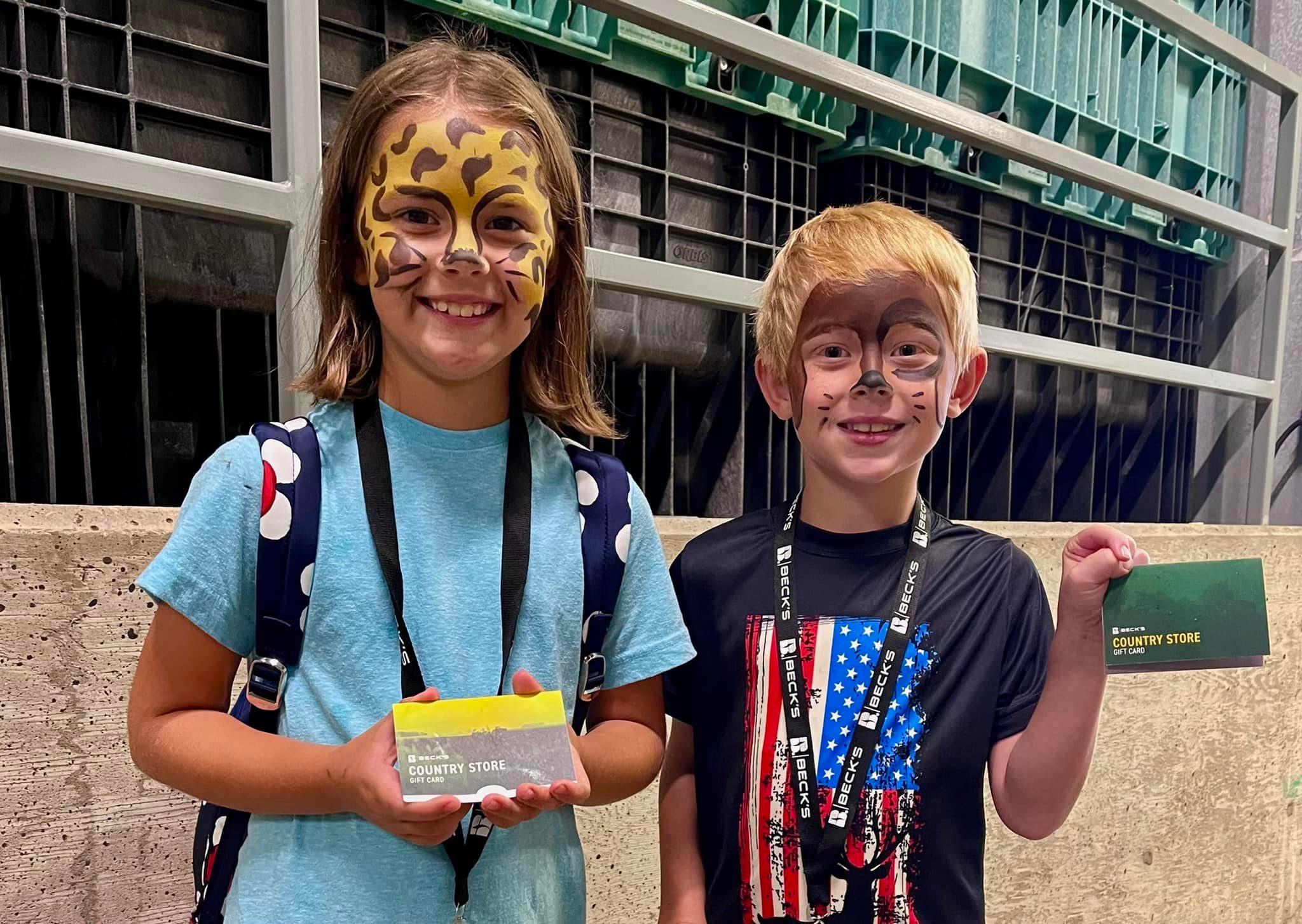 Kids with Branded Lanyards and Badges at Becknology Days