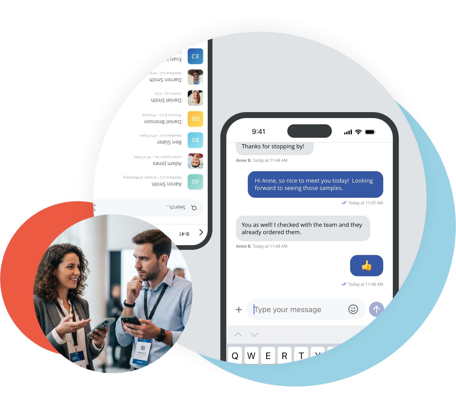 Mobile Event App Messaging and Chat Features
