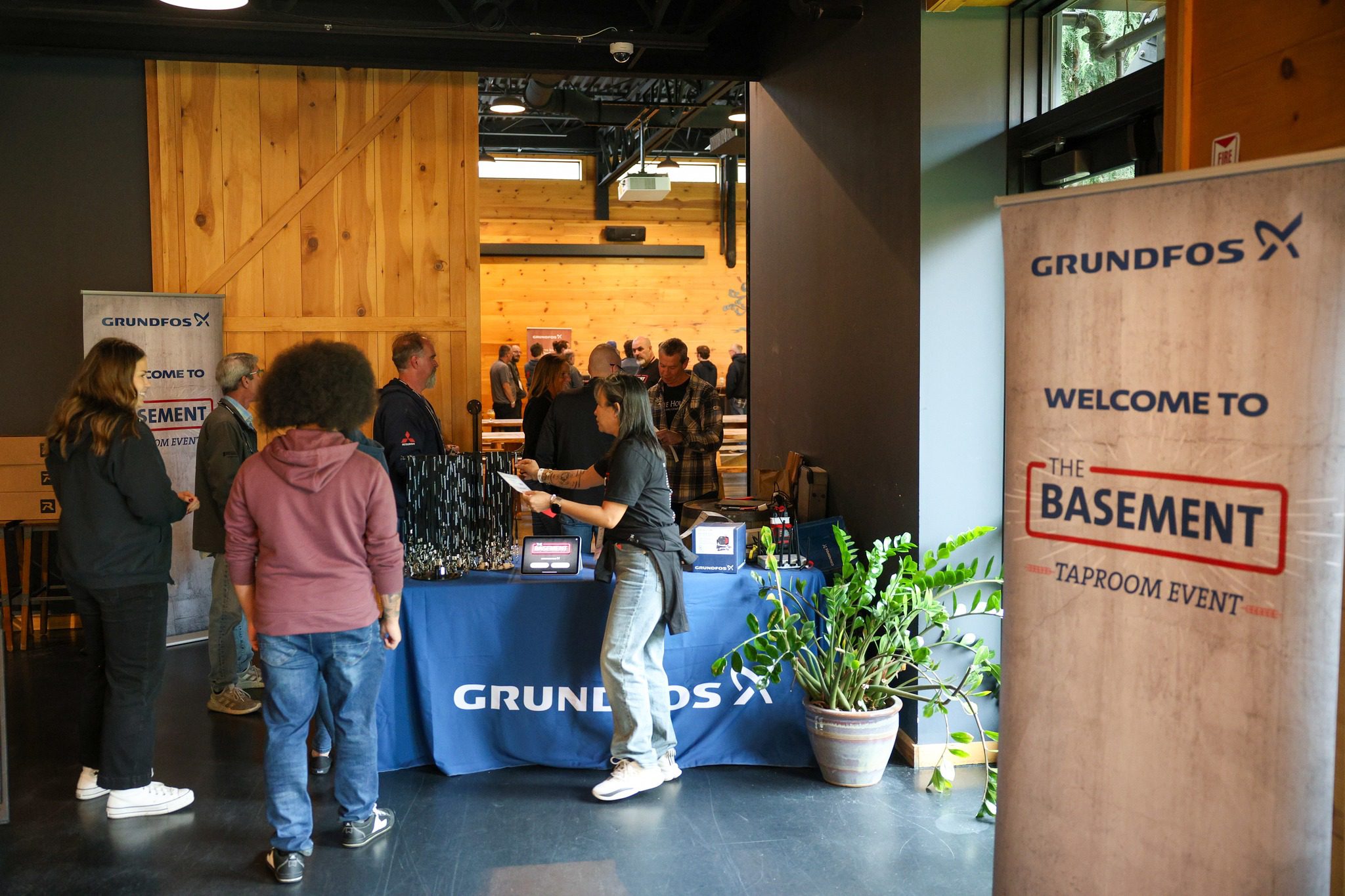 Grundfos x Expo Pass - Registration Table with Onsite Badge Printing and Check-in