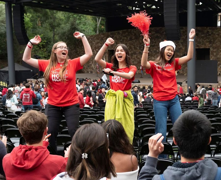 Stanford x Expo Pass Event – Admit Weekend Students Cheering