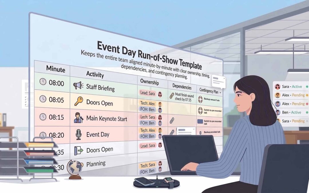 Creating a Run of Show Template for Events, Meetings, and Conferences